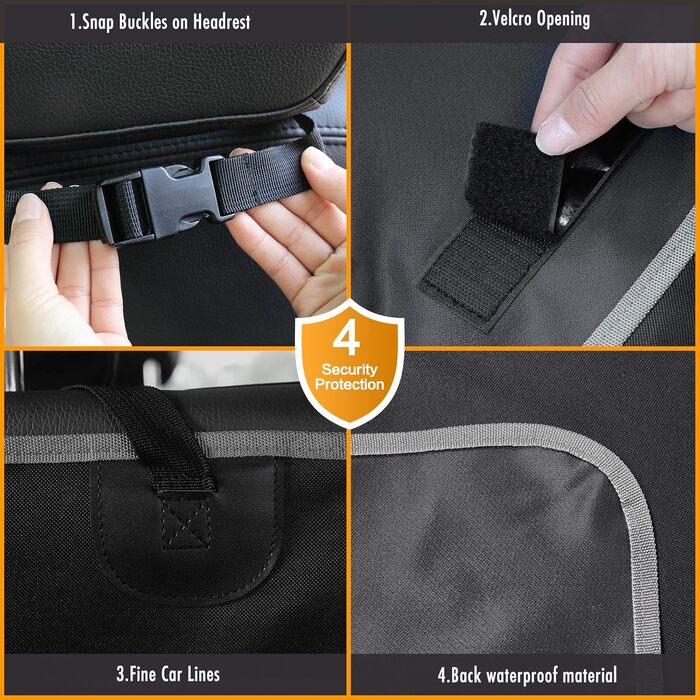 Захист для багажника автомобіля від бруду для собак bytaoqipet, 105x185 см, універсальний, водовідштовхувальний, з боковим захистом, для SUV/Kombi/хетчбек