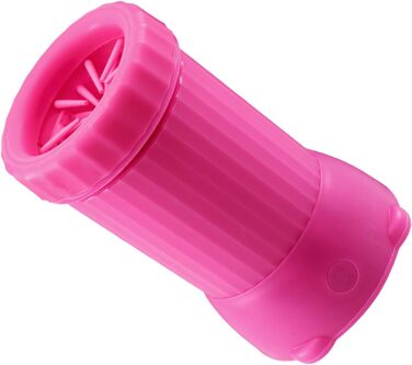 Автоматичний мийник лап для собак та котів, USB, для подорожей та прогулянок, рожевий