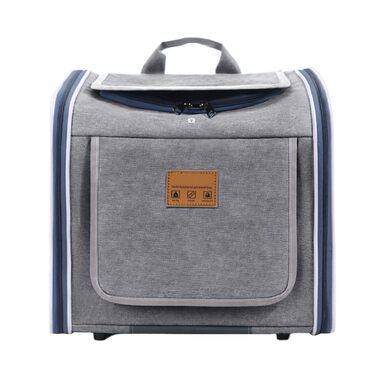 Сумка-переноска для тварин на велосипед, складана, рюкзак, кошик для собак/кішок, безпечна, для прогулянок, подорожей, активного відпочинку, сім'ї, їзди на велосипеді