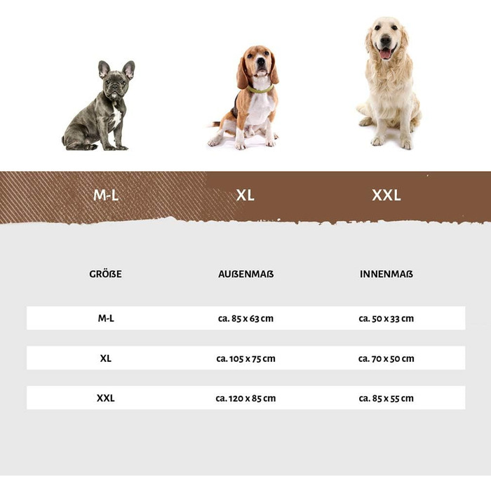 Ліжко для собак Knuffelwuff Luke M-L, чорне-сіре, знімний чохол, пране, диван-лежак, подушка для собак