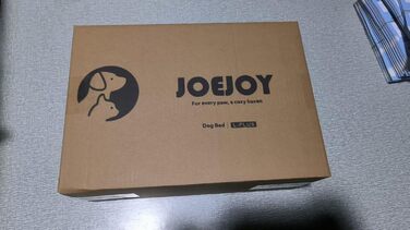 Ортопедичне ліжко для собак JOEJOY, великі породи, миється, нековзне, корзина для собак, 107x76x24 см, сірий колір