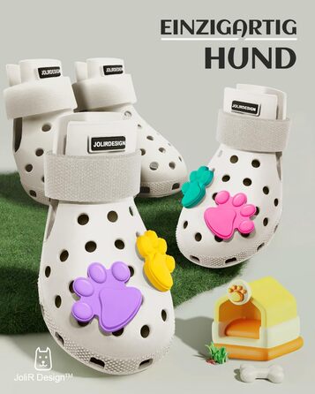 Чоботи для собак: захист лап, водонепроникні, зручні, дихаючі, неслизькі, легко миються. Ідеальні для літа та зими (S, білий)