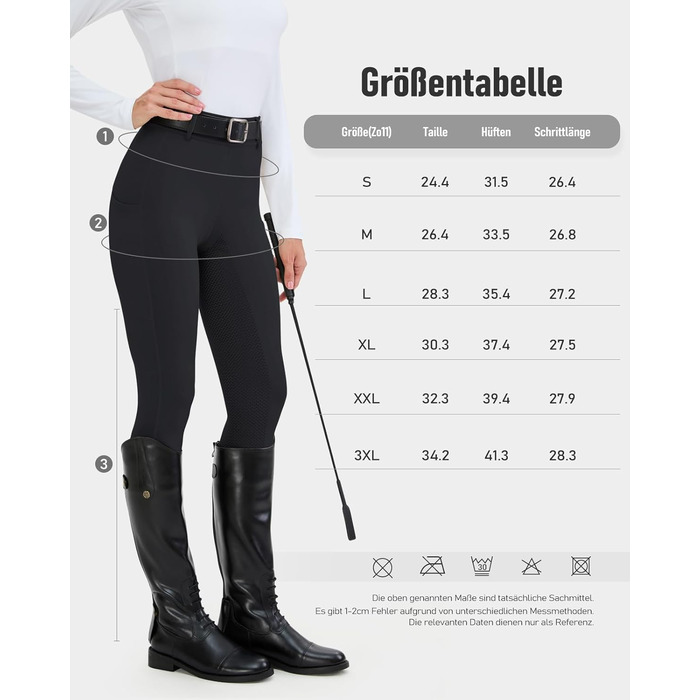 Легінси для верхової їзди HMILES для жінок, повний силіконовий покриття, висока талія, еластичні, з кишенею для телефону та петлями для ременя, сірі, розмір S