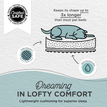 Крісло-лежанка для собак Best Friends by Sheri Hundebett, плюшеве, заспокійливе, у вигляді пончика, 58.4 x 58.4 см, сірого кольору, розмір S