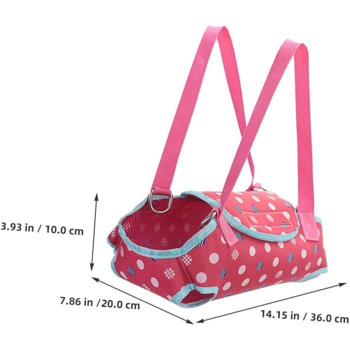 Сумка-переноска для собак та котів Toyvian, 2 шт., з регульованим ременем, легка та дихаюча для прогулянок