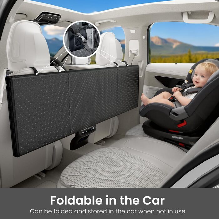 Плед для собак у машину Pecute з жорсткою основою, 133*62 см, сірий. Захист сидіння, антиковзаюча поверхня, до 150 кг. 3-в-1: збільшення сидіння, чохол, сітка для собак. Водонепроникний, антицарапин, текстура софи.