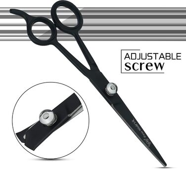 Професійні ножиці для перукарів Focus World 6.5 дюймів - японська сталь, чорний колір, для чоловіків та жінок