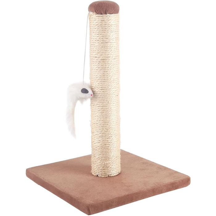 Комплекс для котів Nobleza з сизалевою стійкою, ігровий майданчик для кошенят, центр активності, коричневий, 25*25*35 см