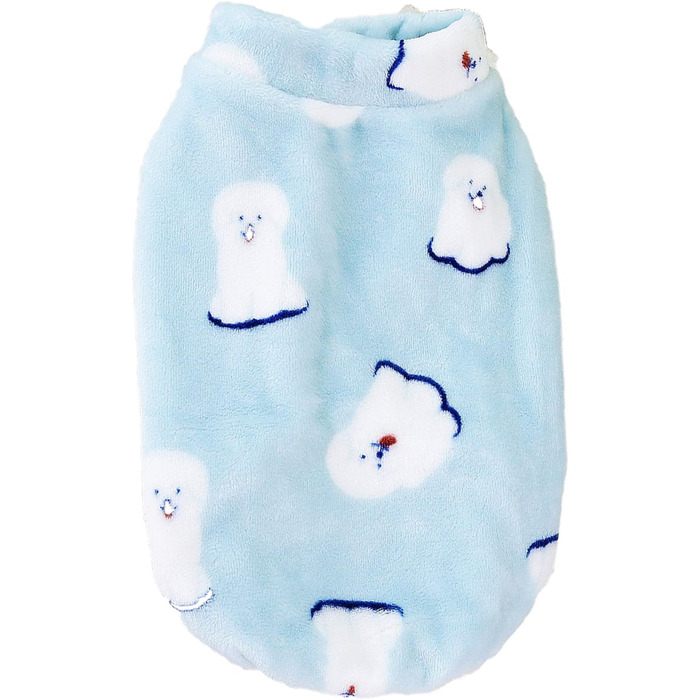 Теплий флісовий піджак для собак Zunea (4XL, блакитний) – коргі, такса, дрібні та середні породи