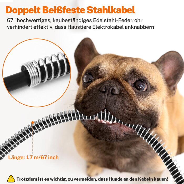 Топіркова ковдра Toozey для домашніх тварин з водонепроникним покриттям та кабелем, стійким до кусання, автоматичне регулювання температури, 70x40 см, сіра