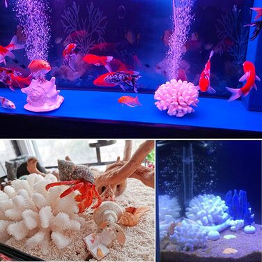 Штучні корали для акваріума: 2 шт. Декорації з гірського породи, підводні рослини для акваріума