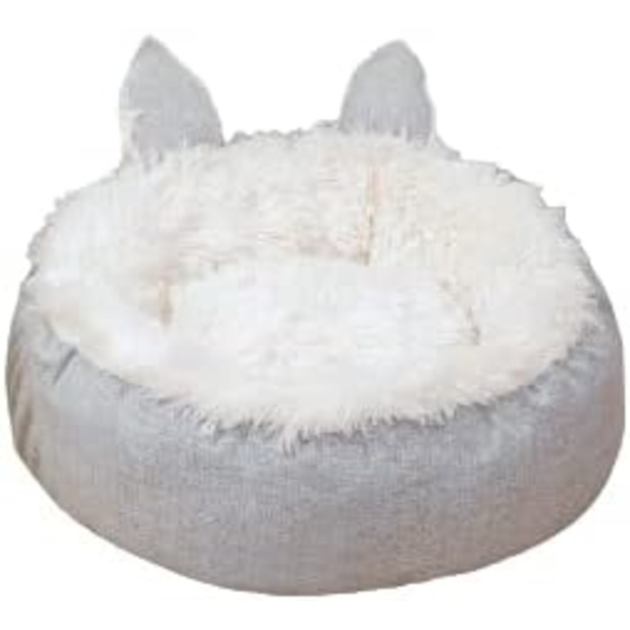 Ляжка для собак та котів Astorpet Foxy, сіра, велика та середня, зручна, миюча (L)