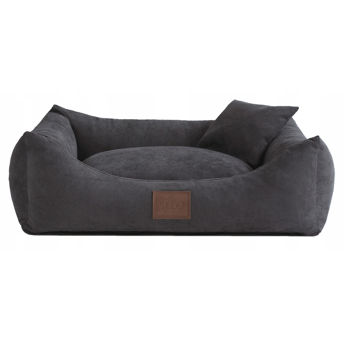 Лежанка для собак SOFA SUN, розмір L (100х80 см), колір графіт