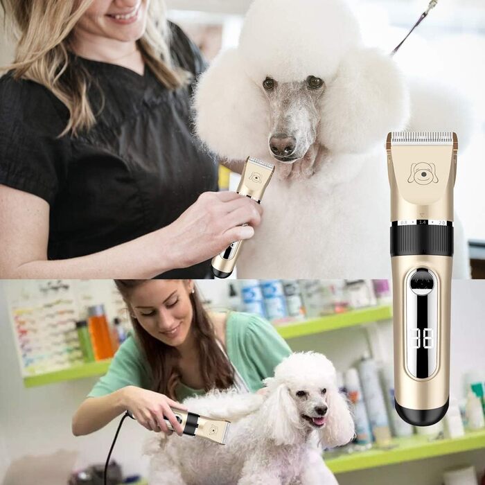 Машинка для стрижки тварин ELEOPTION: тиха, бездротова, акумуляторна для собак та котів