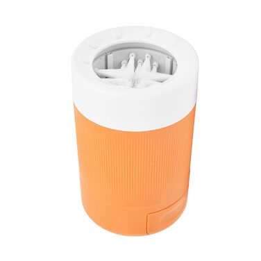 Портативний очисник лап для собак, мийний стаканчик для лап, інструмент для чищення лап домашніх тварин, для дому, подорожей, активного відпочинку, з міцного матеріалу (Помаранчевий)