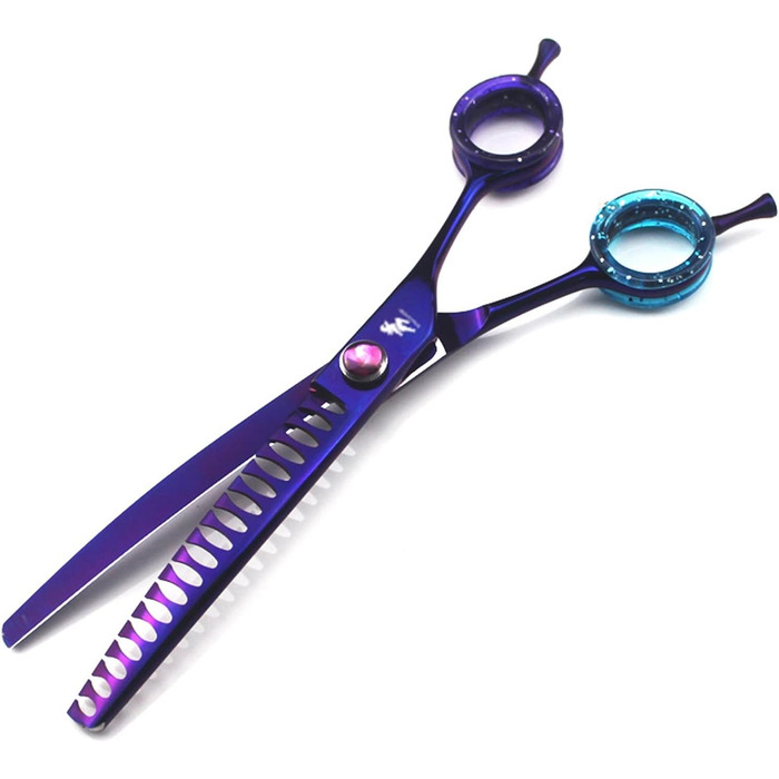 Ножиці для стрижки шерсті домашніх тварин: котів та собак, професійні, з нержавіючої сталі, 7 дюймів