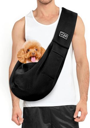 Переноска для собак Classycoo - дихаюча сітка, для котів та собак, з кишенею та страхувальним ремінцем, 8 кг, м'ятно-зелений