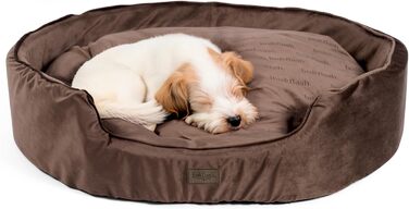 М'яке ліжко для собак Bo&fash San Diego - зручне диван для великих та середніх собак, з антиковзким покриттям, легко миється, бежевий колір (M)