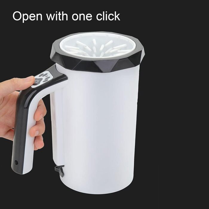 Автоматичний мийка лап для собак, портативне аксесуар для чищення, розділена, ручна, перезаряджувана, потужна мийка лап для собак середніх та великих порід