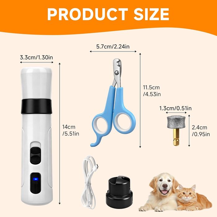 Триммер для собак Ortho Trimmer Pro: м'яке підстригання без вібрації, догляд за кігтями вдома