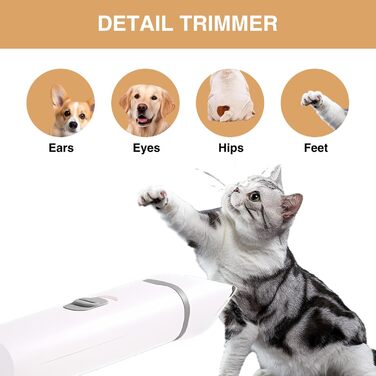 Триммер для собак 4-в-1: догляд за шерстю, стрижка, грумінг