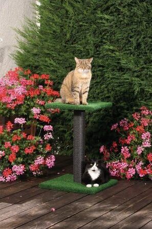 CLEVERCAT Вуличний когтеточка-лежак Terrasso для тераси та балкона, для котів, стійкий до погоди