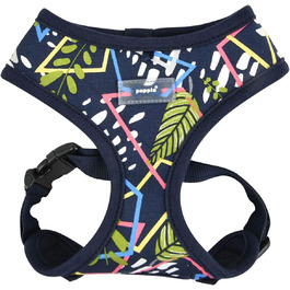 Шлейка для собак Botanical Harness A, колір темно-синій, розмір XL