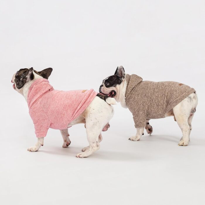 Світшот для собак Fitwarm, зимовий одяг для маленьких собак, хлопчиків та дівчаток, легкий, кашемір Хакі, розмір XXL