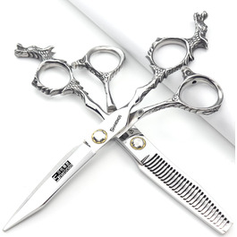 Професійні ножиці для перукарів Silber 440C, висока твердість, 6 дюймів (2 шт.)