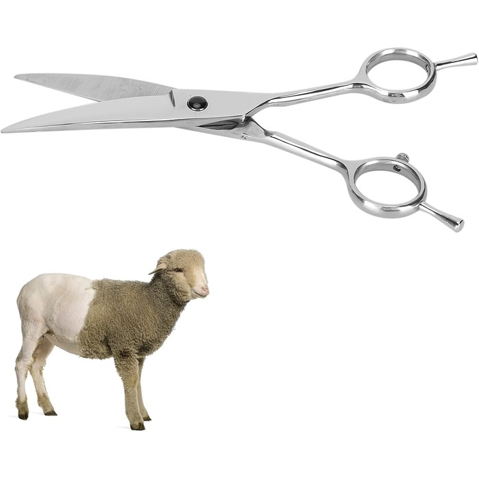 Професійна шерстьрізальна ножиці для грумінгу тварин, нержавіюча сталь, для собак, коней, преміум-якість