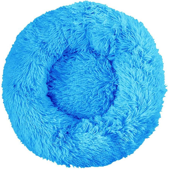 Подушка-бублик для котів та собак, 60 см, зелена, самонагріваюча, зручна, миється