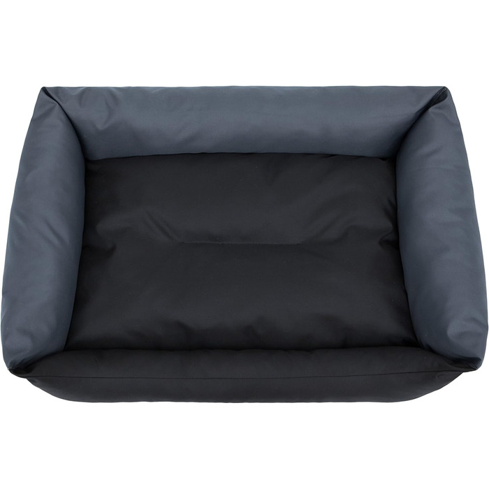 М'яке ліжко-софа для собак великих порід, чорний/графітовий колір, розмір L (62x43 см)