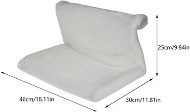 Килимок-грілка для котів Fyeme: м'який, плюшевий, для підвішування на радіатор, з металевим каркасом, складаний, для всіх стандартних радіаторів (білий)