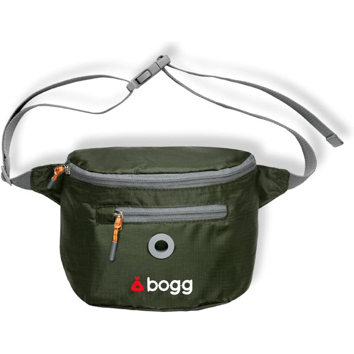 Універсальна сумка-переноска для собак BOGG з дозатором пакетів для вигулу та контейнером для відходів (Buster Green)