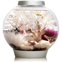 Акваріум biOrb CLASSIC 15 LED, 15 л, комплект з LED підсвіткою та фільтром, акриловий круглий акваріум