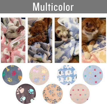 М'яка ковдра для собак та котів Luciphia: тепла флісова ковдра 104x76 см (3 шт.)