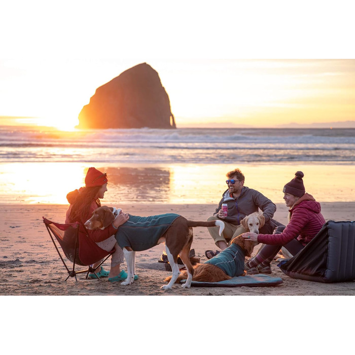 Ліжко для собак RUFFWEAR Mt Bachelor Pad M, темно-зелене, туристичне, складне, для кемпінгу та подорожей