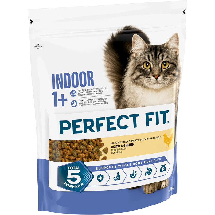 Сухий корм для дорослих котів Perfect Fit Indoor 1+ з куркою, 7 кг