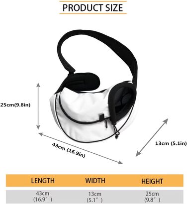 COEQINE Сумка-переноска для собак середніх порід, переноска для тварин, для цуценят, через плече, гаманець, з товстим наповнювачем, регульований плечовий ремінь для Йоркширських тер'єрів, Чихуахуа, принт з відбитком лапок