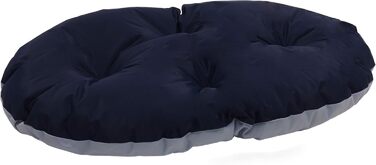 Матрац для собак Rosewood Tough & Mucky 95, водовідштовхувальний, розмір L, 81 см, чорний/сірий (L 48 x B 70 x H 6 см)