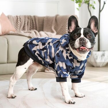 Теплий капелюховий светр для собак, котів та цуценят, камуфляж, рожевий, S (обхват грудей 35 см)