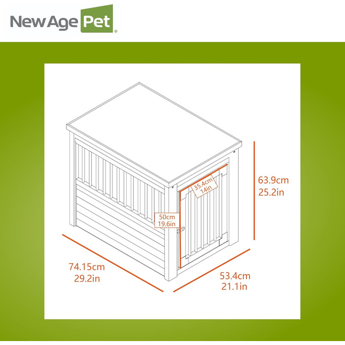 Кігтеточка-стіл EcoFlex для домашніх тварин, розмір L, 75 x 54 x 64 см, колір Russet