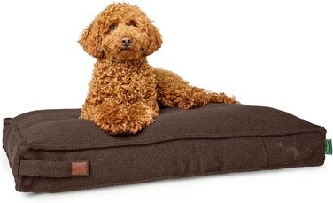 Килимок для собак HUNTER Belluno, 100x70 см, коричневий, з міцної тканини, екологічний, антиковзаючі, стильний