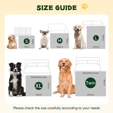 Водонепроникний коврик для собак Baodan, 73x100 см, пральний флісовий коврик для собак - М'який, теплий та пухнастий. Ідеально підходить як коврик для домашніх тварин для ліжка, дивана та софи, (Сірий, 150 x 127 см)