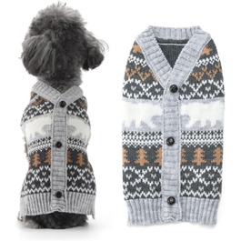 Пуловер для собак на Новий Рік: теплий світер для цуценят та собак середніх розмірів (XXL, Ейсбер)