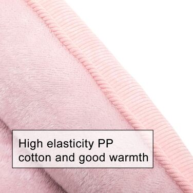 М'яке ліжко для котів та собак, рожеве, 55 x 45 x 15 см