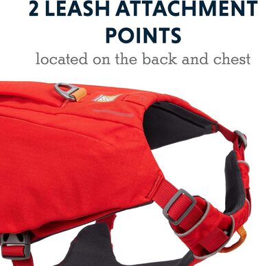 Шлейка для собак Ruffwear Switchbak з кишенями, Red Sumac, середній розмір