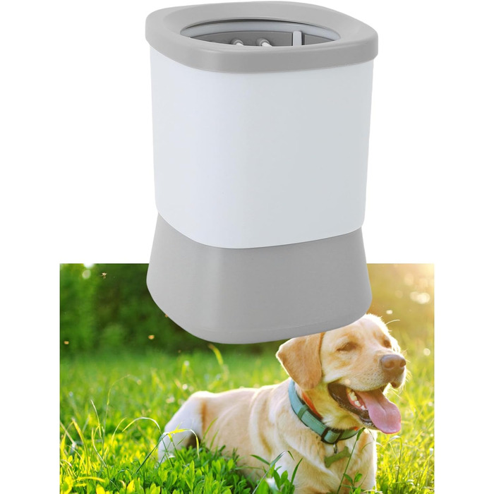 Електричний очищувач лап для собак, USB-зарядка, 2 швидкості, силіконова щітка