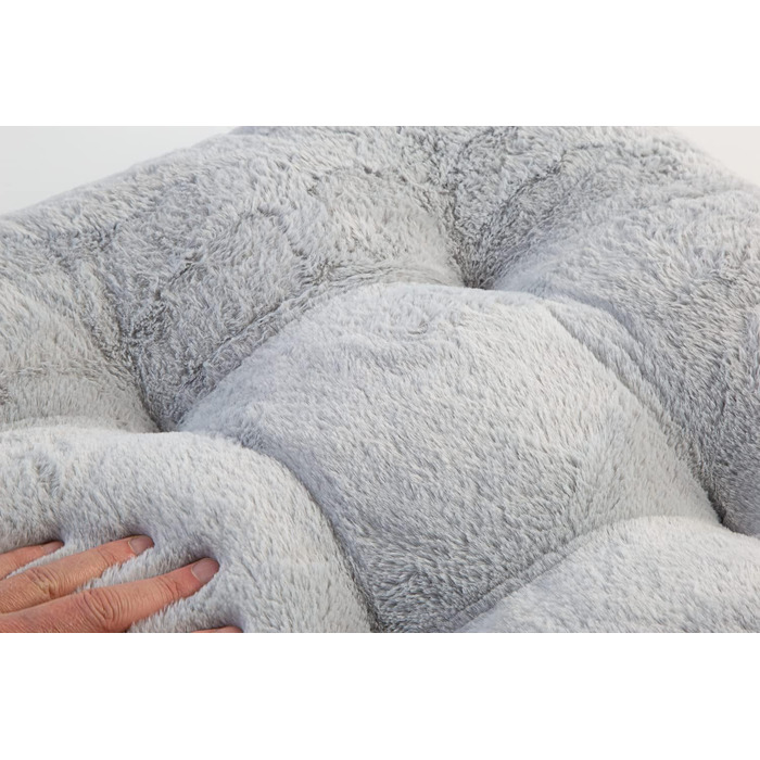 Килимок для собак середніх порід 70x55x7 см - Водонепроникний, з неслизьким покриттям, для собак, котів, кроликів. Срібний, RABBIT