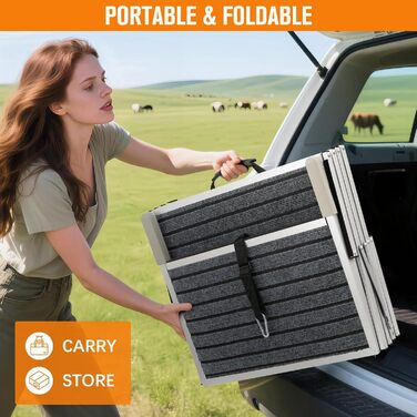 Східці для собак 4-ступінчасті, широкі (50,8 см), легкі алюмінієві - для SUV/LKW/Auto та високі ліжка, до 90 кг